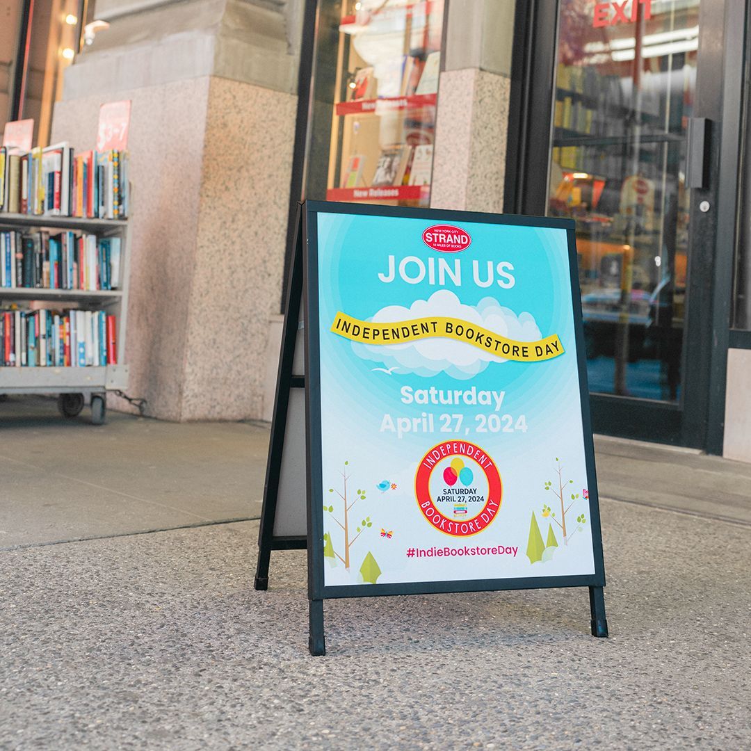 Happy Indie Bookstore Day! Today, 4/27, we celebrate and highlight the value of the Independent bookstore community with your help and support! Come by the Strand today and see what’s going on.