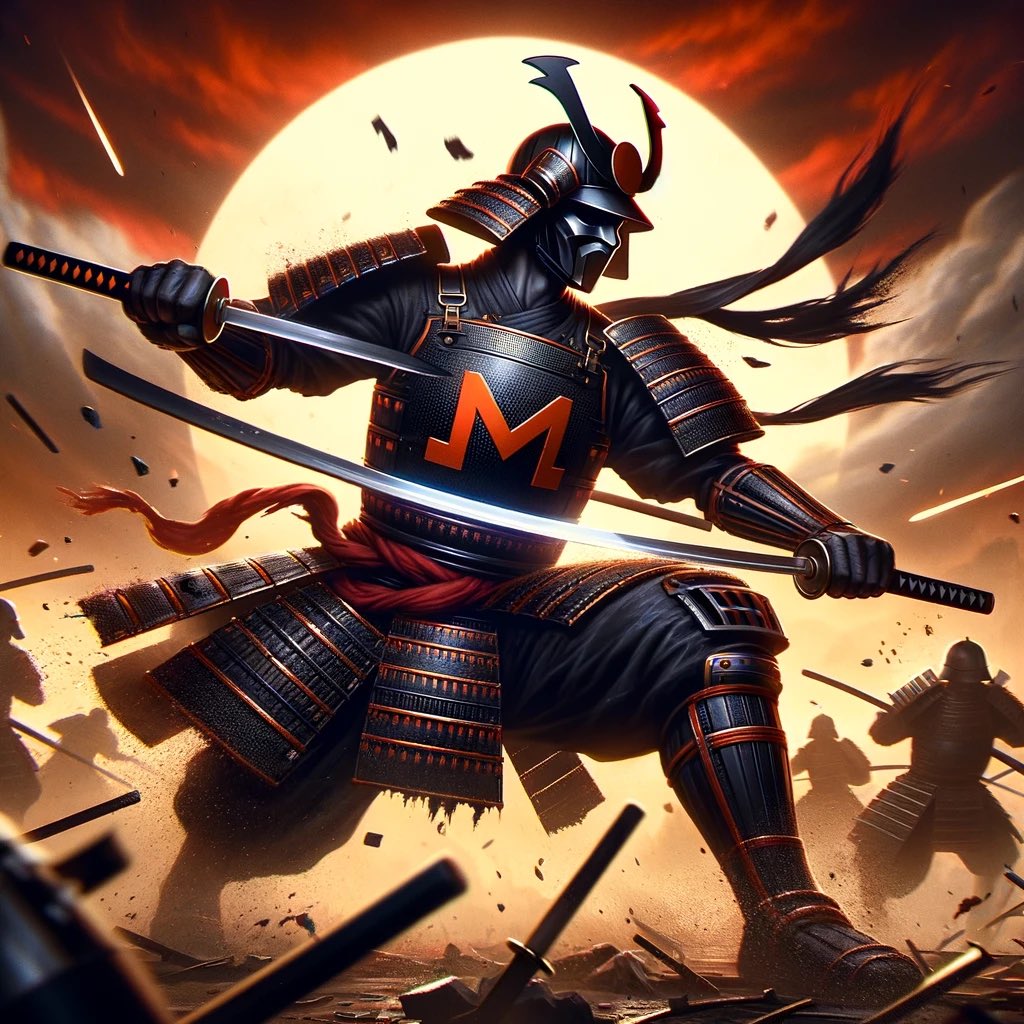 XMRpriest's tweet photo. In homage to #SamuraiWallet, we will continue the necessary fight and bring the flames of victory for digital P2P cash for everyone around the world. https://t.co/q33rOZ0A6i