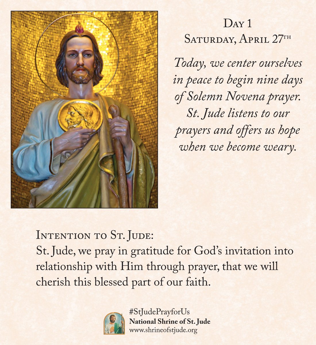 Day 1 - Spring Solemn Novena to St. Jude

Novena Video: bit.ly/april24novena1
Novena Meditations: bit.ly/springnovena

-

#stjude #saintjude #stjudenovena #catholic #prayer #God