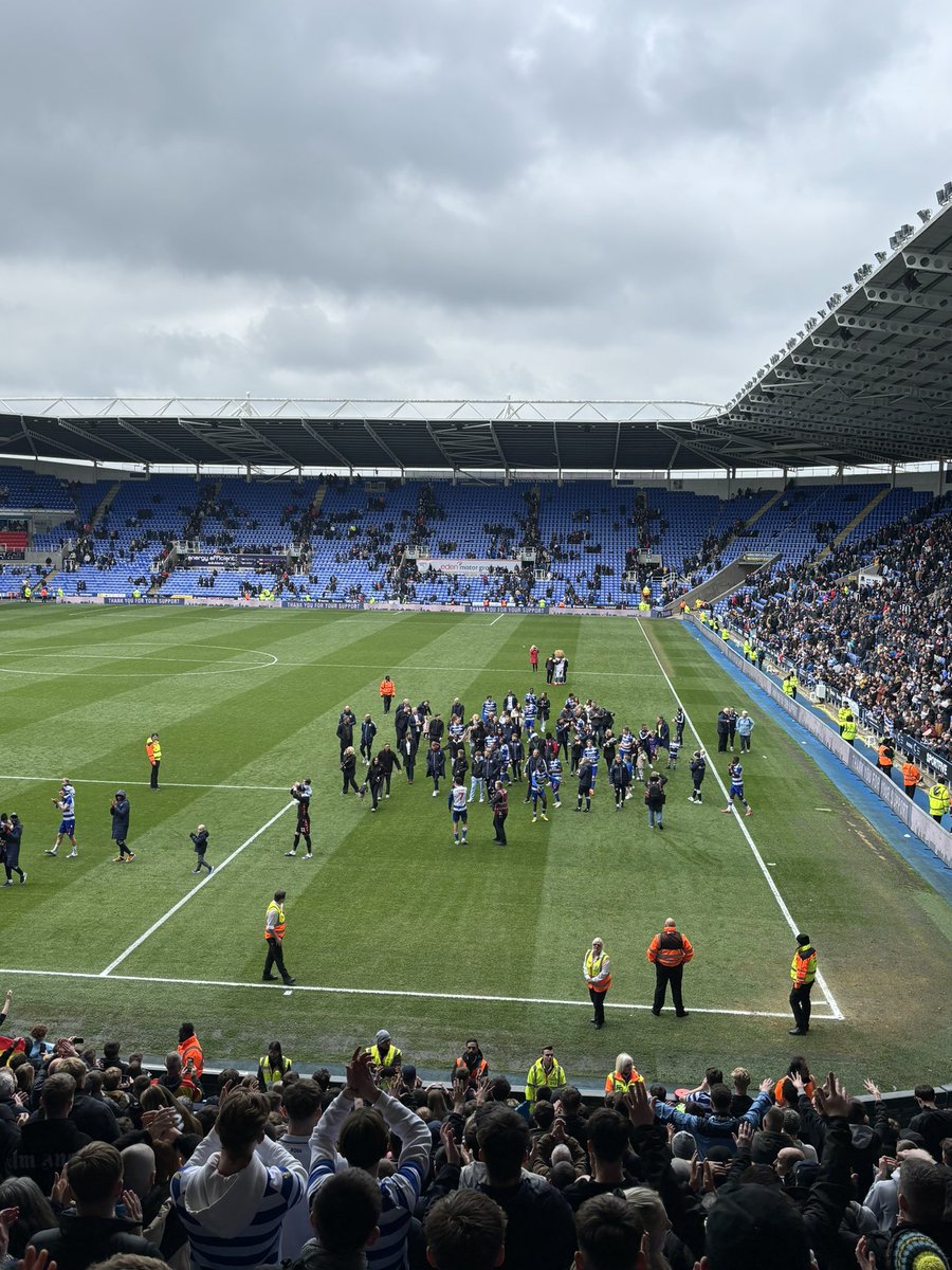 What a way to end the season. Special bunch of players this. #readingfc