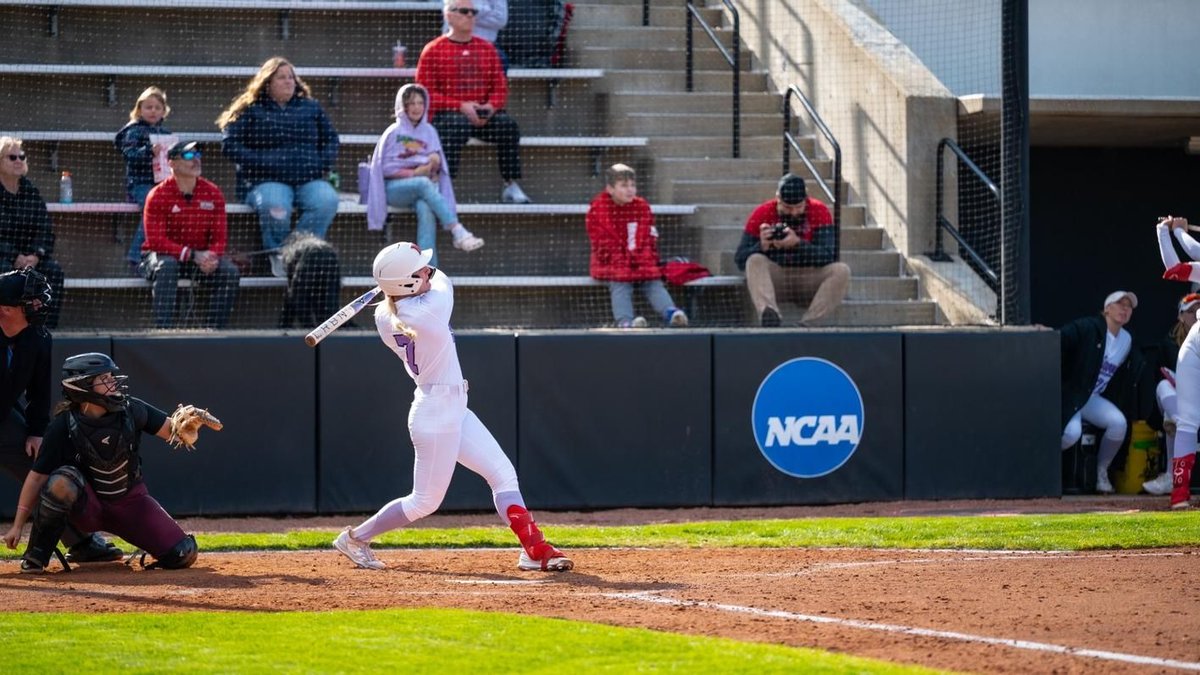 .@KarliSpaid hits home run No. 30. Spaid in an eight-way tie for hitting 30 home runs in a season, most recently Alo in '18. She also hit two in a midweek win, which moved her alone into second place on the career home run list. 📸: @MiamiOH_SB d1sb.co/3xO4Z0g
