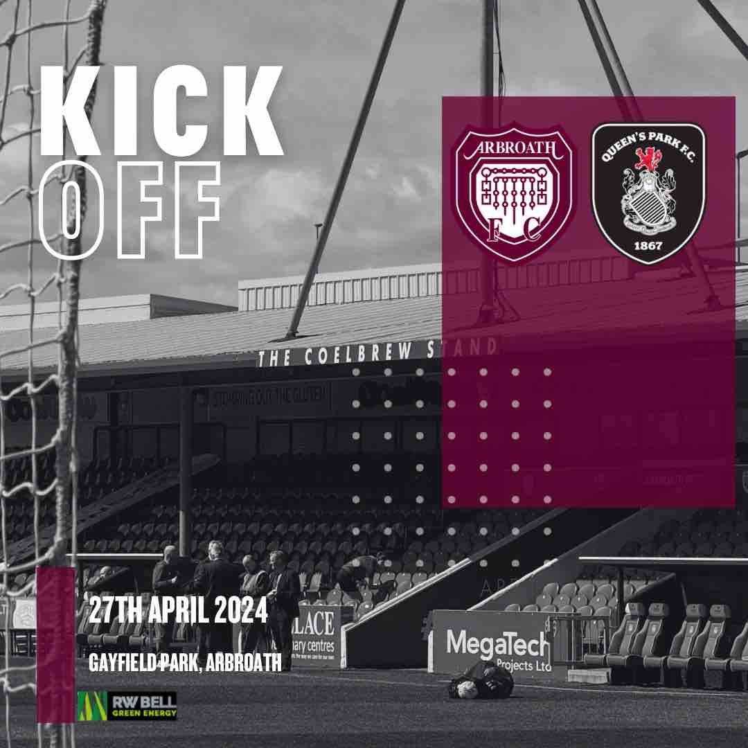 𝐊𝐈𝐂𝐊 𝐎𝐅𝐅 We are underway here at Gayfield Park. Mon the Lichties! #ArbroathFCLive #MonTheLichties