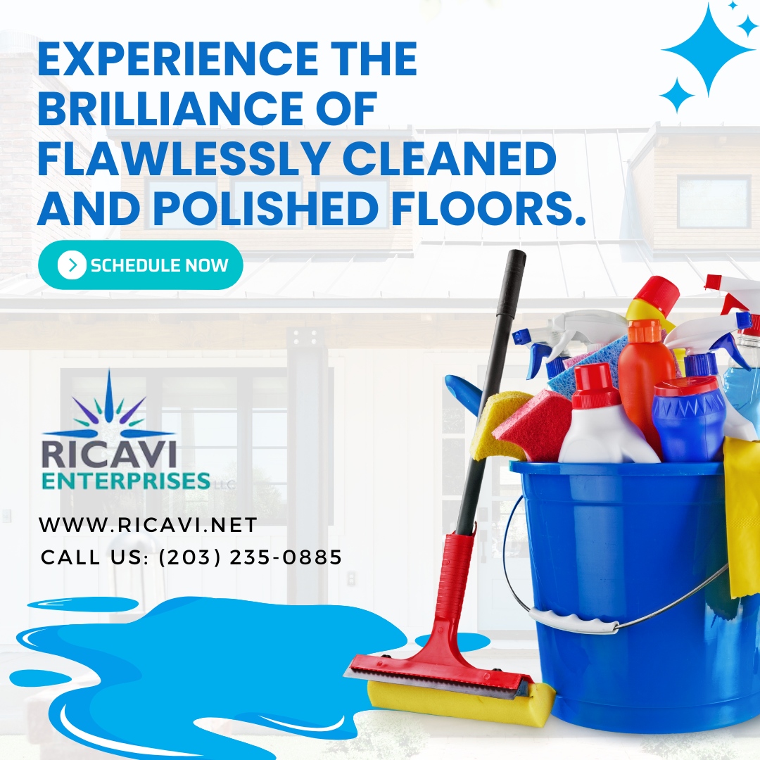 Ready to elevate your floors? Book your floor cleaning appointment today!

🌐 ricavi.net
📞 (203) 235-0885
📨 info@ricavi.net

#RicaviEnterpriseLLC #cleaning #clean #cleaningservice #home #cleaningmotivation #cleaningservices #housecleaning