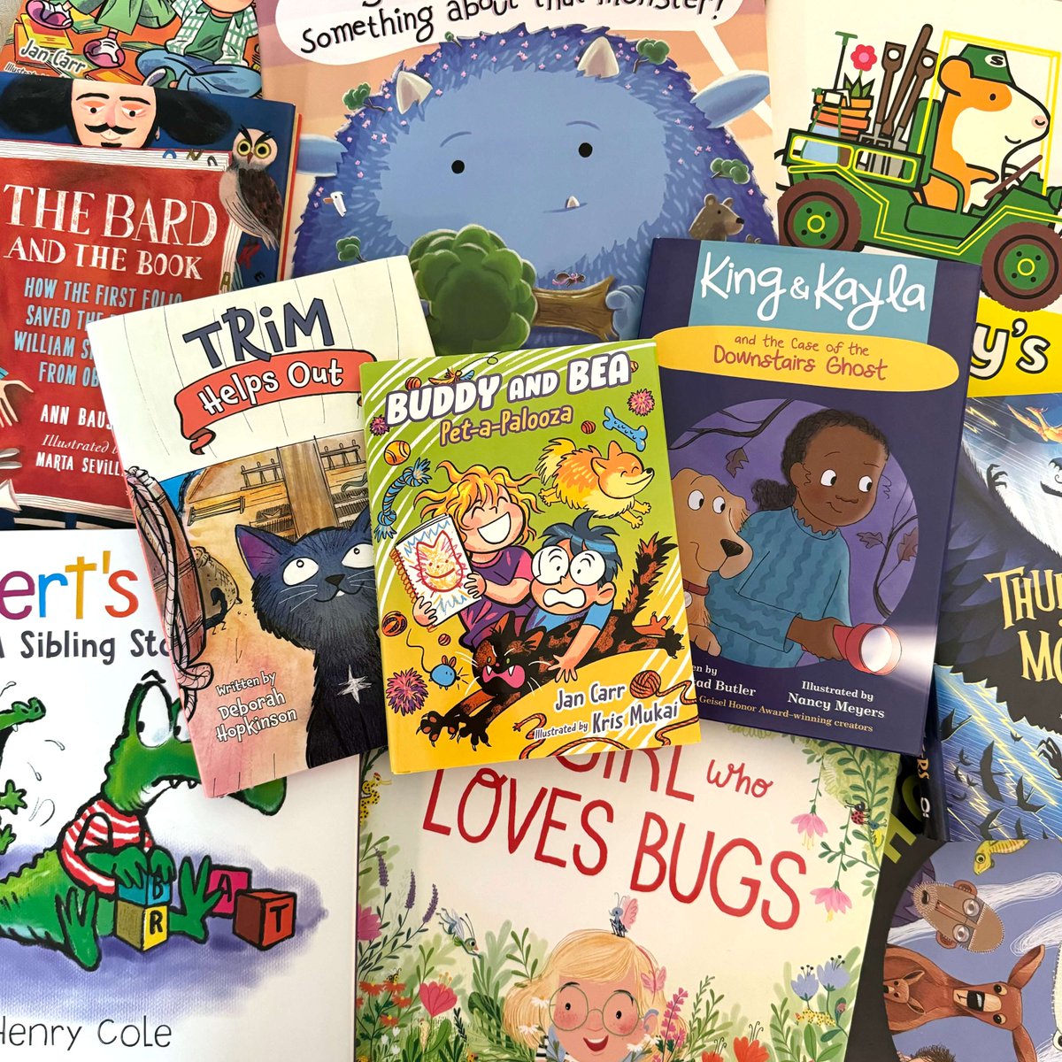 Happy Indie Bookstore Day! Head to your local independent bookstore and add these books to your little one's library today! ow.ly/5fZb50RpxUS peachtreebooks.com/book/stanley-t… peachtreebooks.com/book/pet-a-pal… peachtreebooks.com/book/trim-save… peachtreebooks.com/book/the-girl-… #kidlit