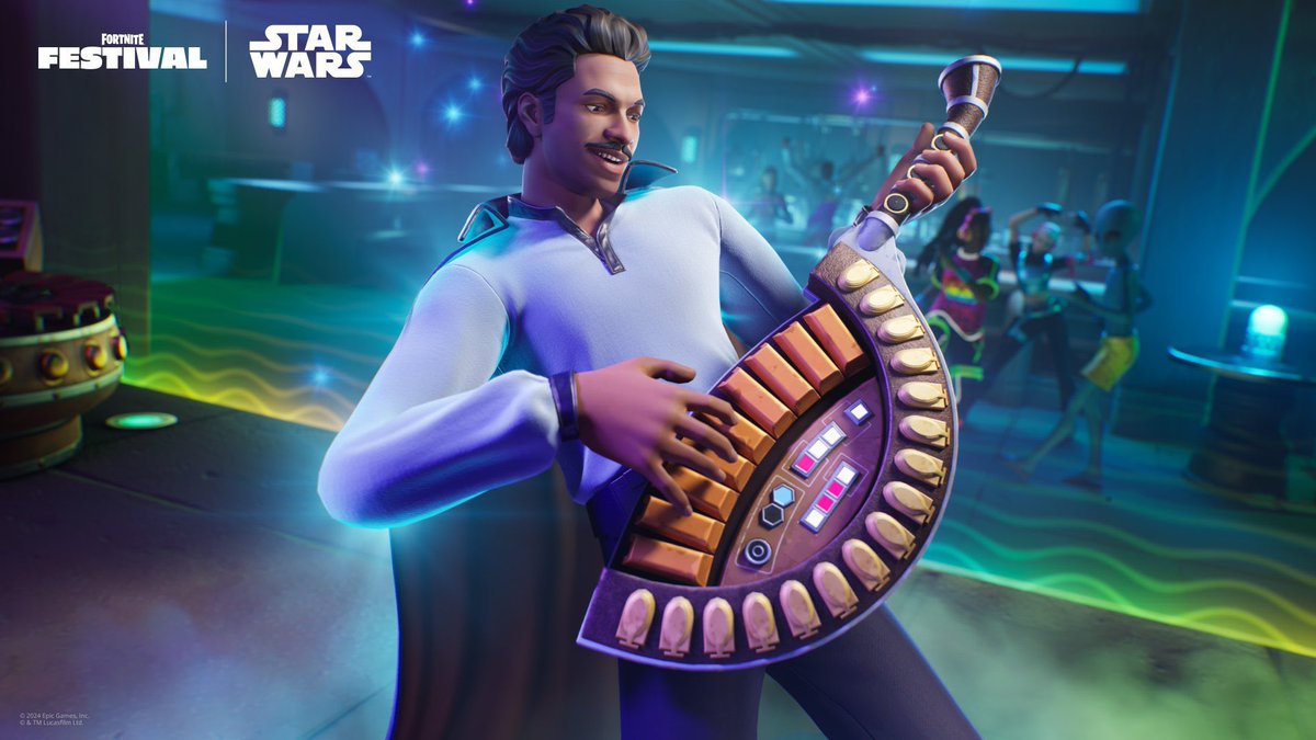 FBRFeed's tweet photo. Fortnite x Star Wars Lando Calrissian Outfit! https://t.co/xtIRNsQDss