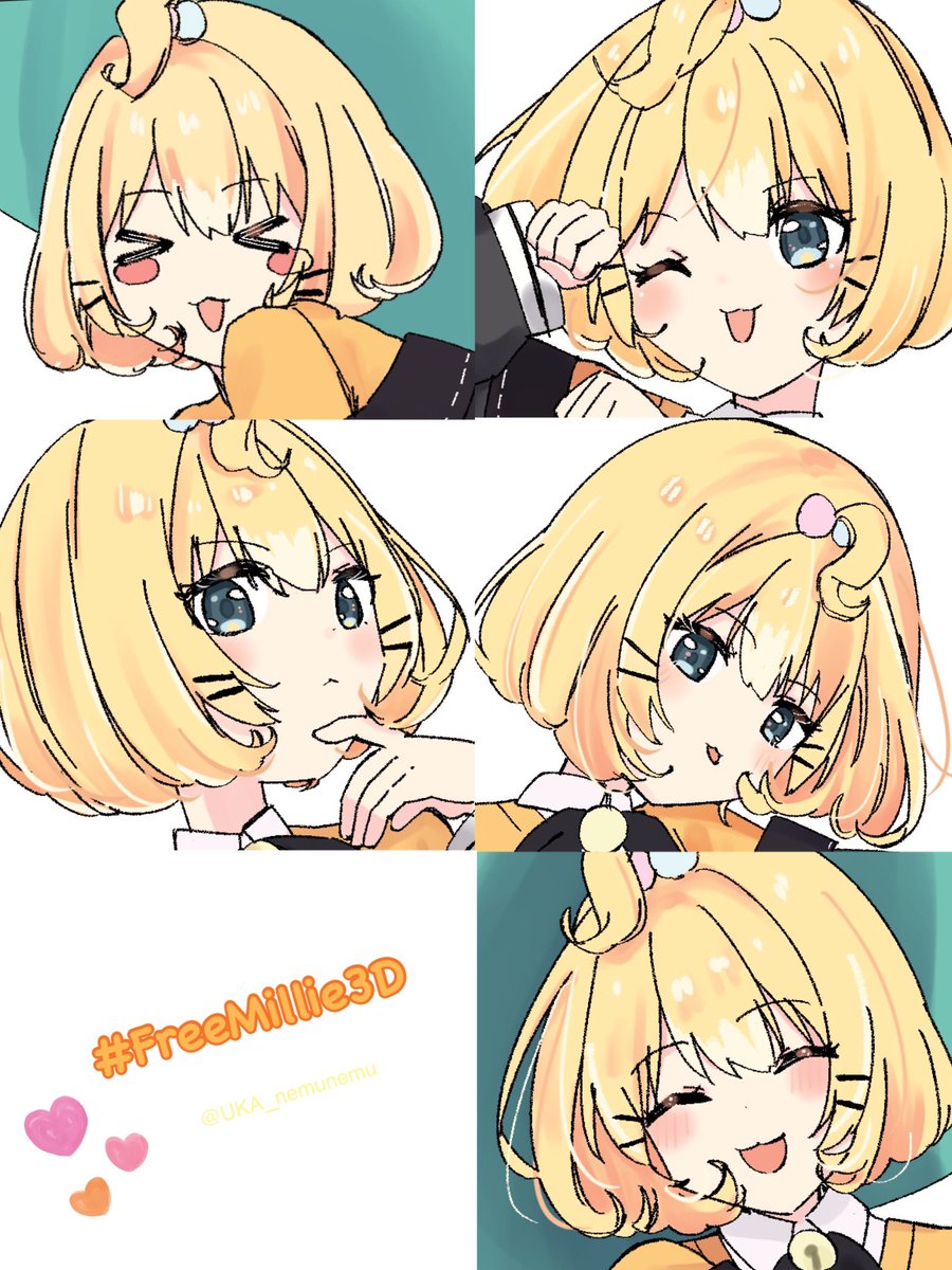 #FreeMillie3D
#DrawMillie
💛🧡💛🧡💛