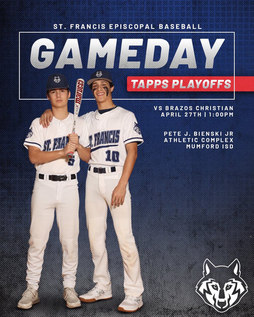 SFE_Athletics's tweet photo. 🚨 Playoff Game Day!
🆚 Brazos Christian
⌚️ 1:00pm
#GoWolvez https://t.co/iZ9faQeGg4