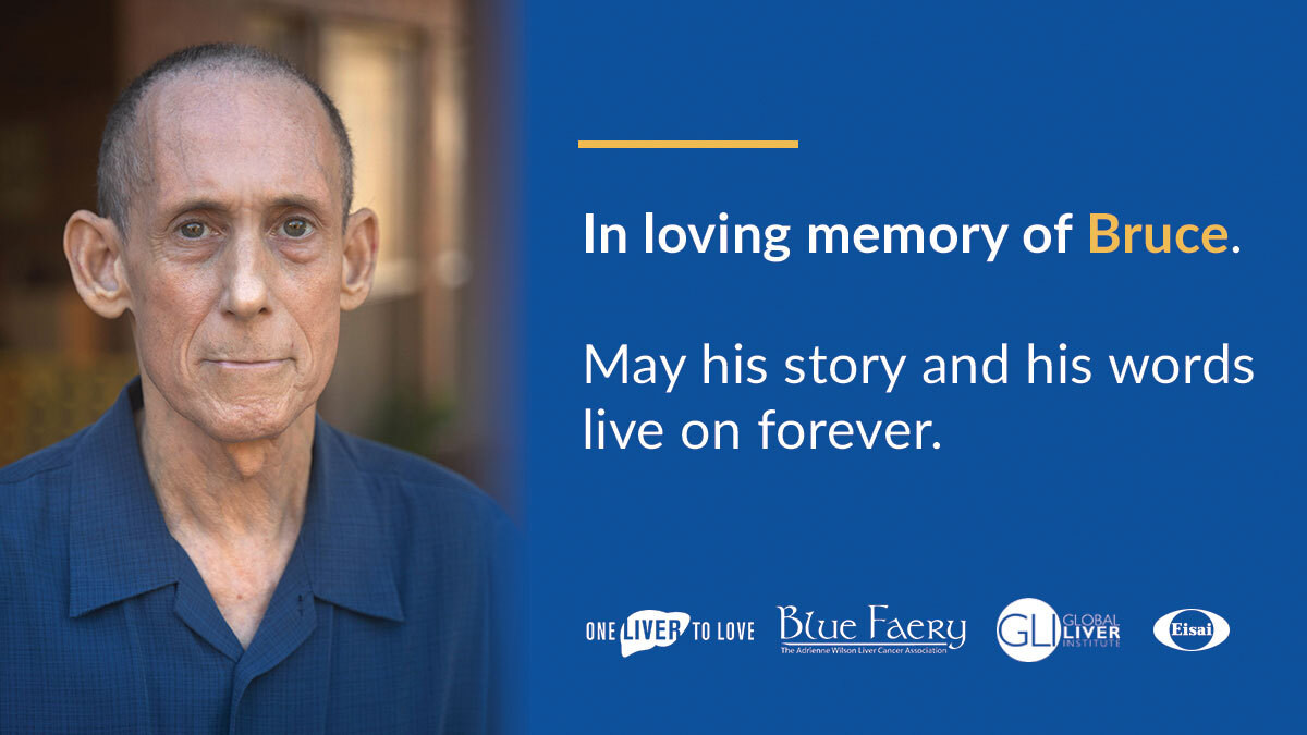 In loving memory of Bruce – another beloved life taken by #livercancer. May his story, advocacy and inspiring words live on forever through his wife, Elena, through his work with the One Liver to Love campaign, and in the hearts of the lives he touched. #OneLiverToLove #ad