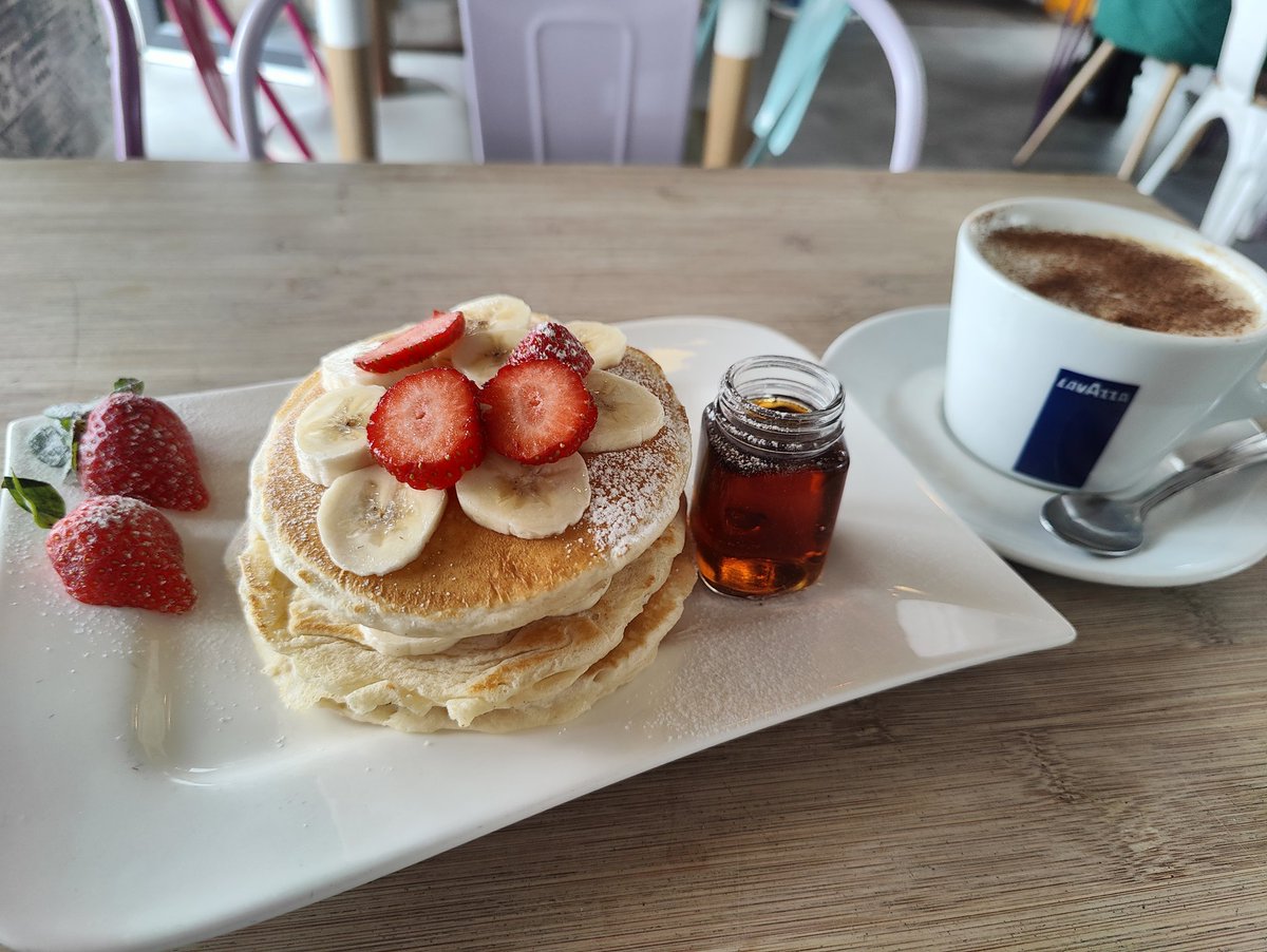 Pancake time @bay5coffee in @Barrybados 😋