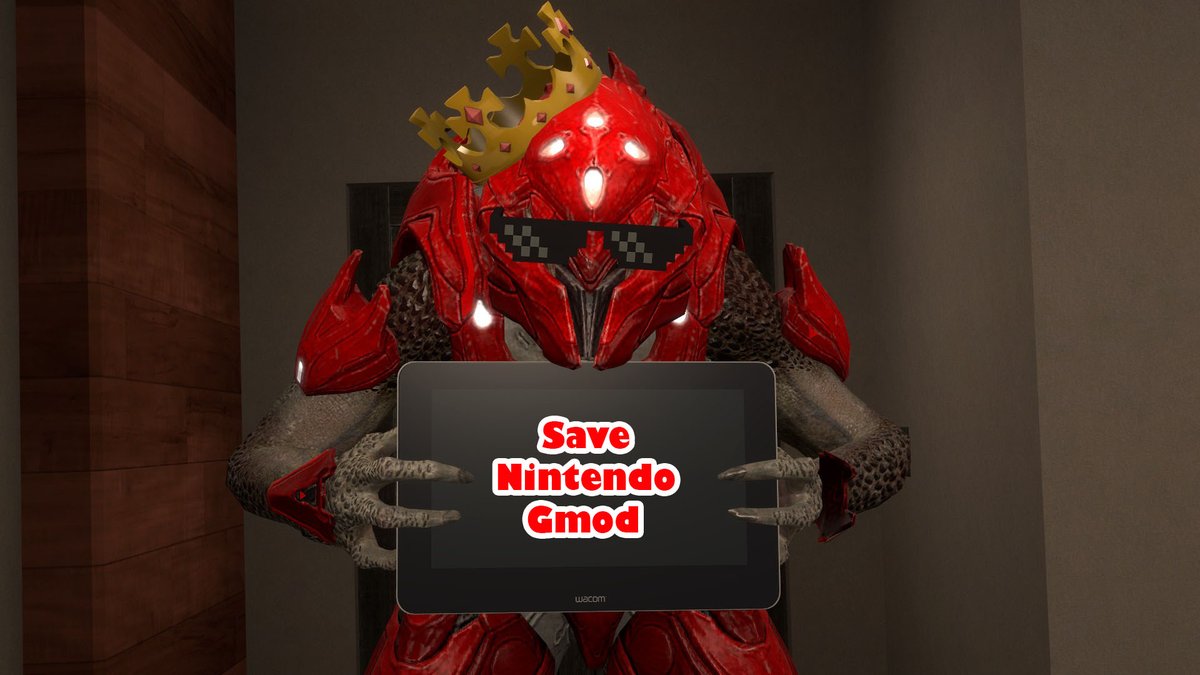 ZealetPrince5's tweet photo. I never ask for anything but I only ask that the Gmod Nintendo Workshop to be spared. I don't want to see my new form of happiness be taken away from me before it can get started. #SaveNintendoGmod https://t.co/RtUXSlM3aH