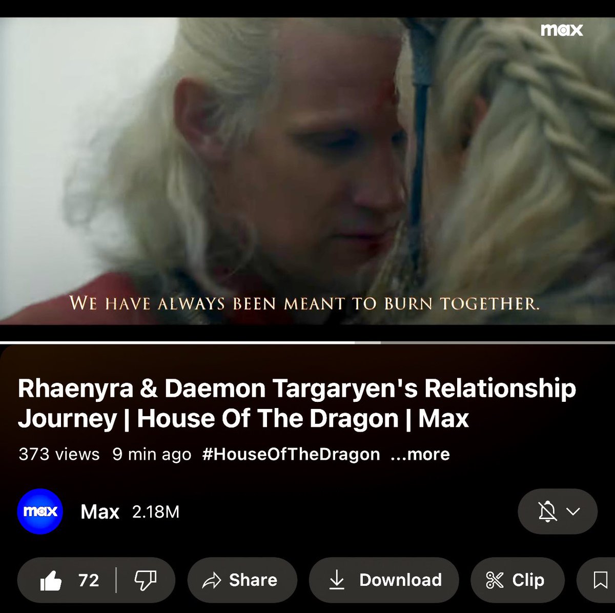 HBO posted Daemyra, WE’RE SO BACK BABYYYYYY