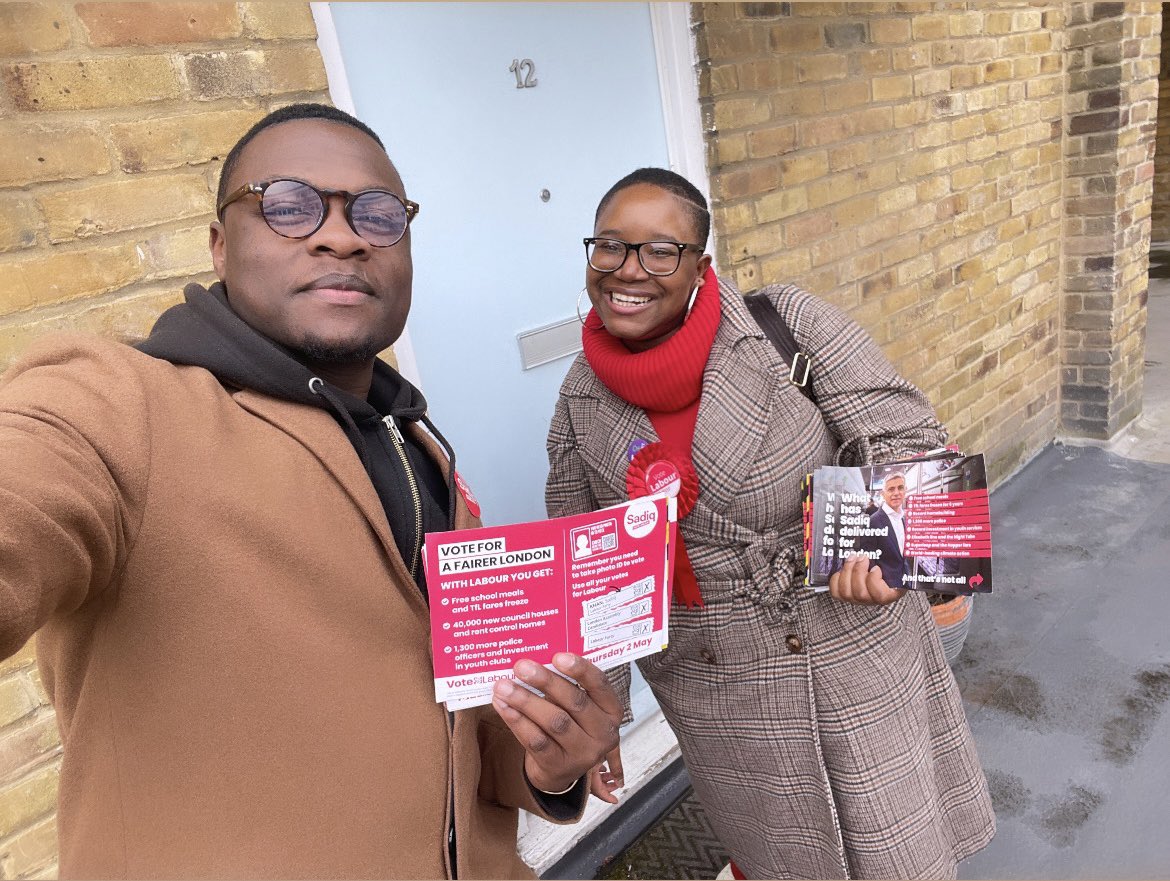 Kicking off this weekend’s campaign action in Hackney #Debeauvoir Ward with @HackneyLabour colleagues and a great candidate @JasziieeM for the upcoming by-election on May 2nd 🌹 Make sure you #VoteLabour 🗳️ 👍🏽