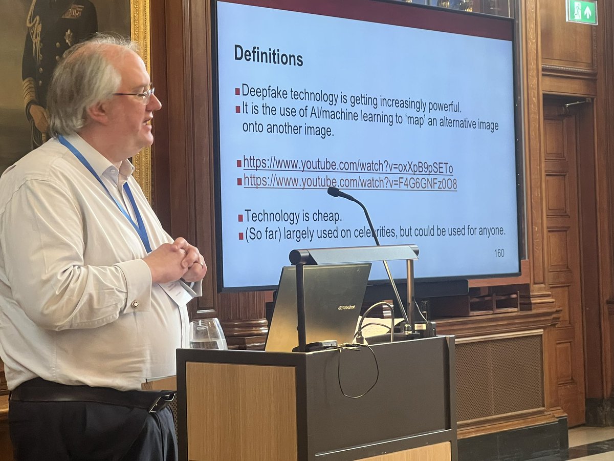 TheCriminalBar's tweet image. Who knew?
The 2003 Act definition of Photograph or Image includes old school negatives but not holograms
But where does AI fit in?
Deepfakes? Watch ….synthetic reality
Image-Based Sexual Offences
Professor Alisdair Gillespie, Lancaster University
#SpringConference