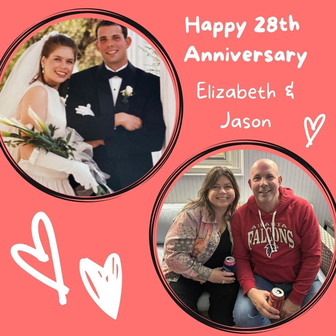 How it started and how it's going. 27 years! #happyanniversary