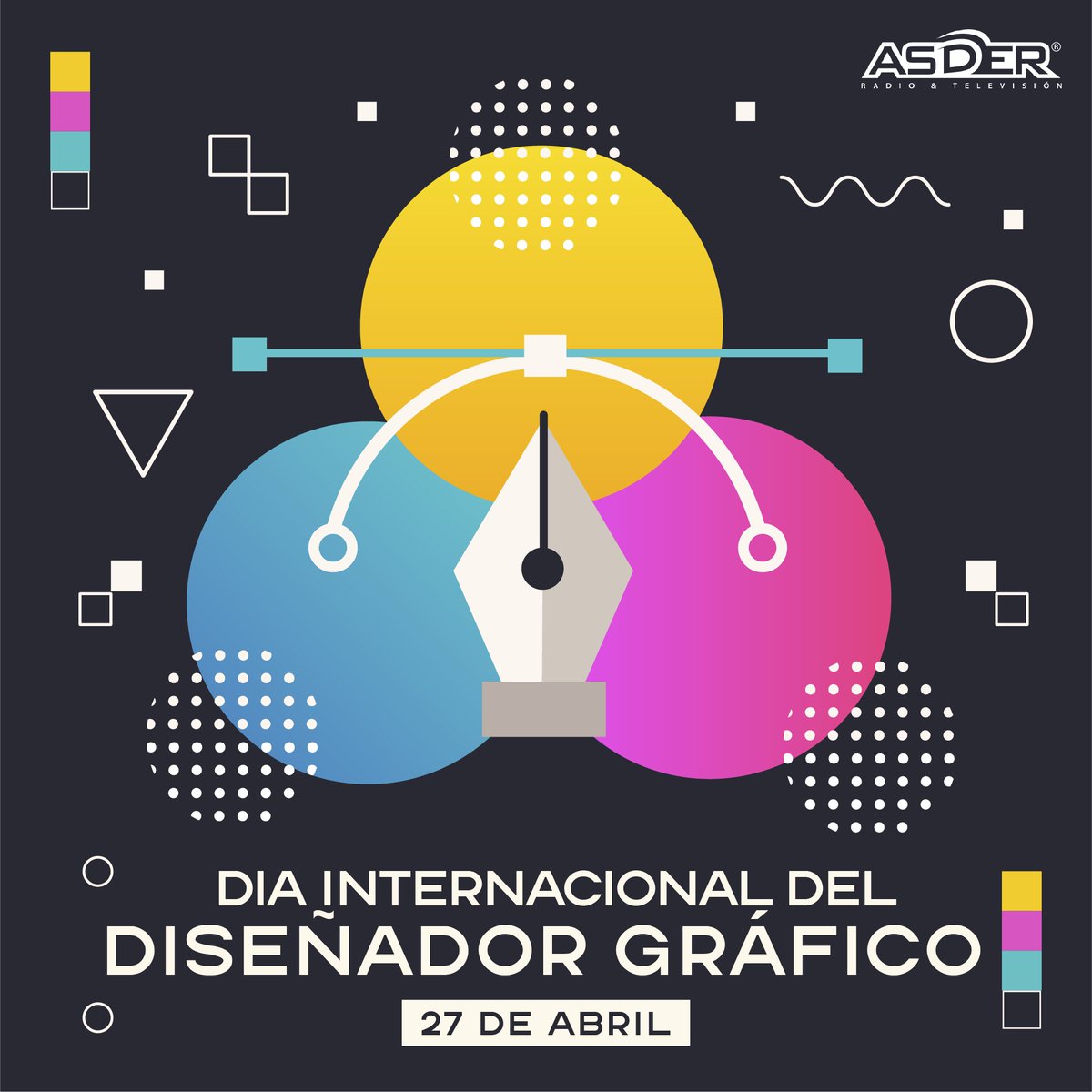 ASDER_sv's tweet photo. 27 de abril, Día internacional del Diseñador Gráfico 🎨🖥

#ASDER 📻 📺 https://t.co/ogmO8Xpy3X