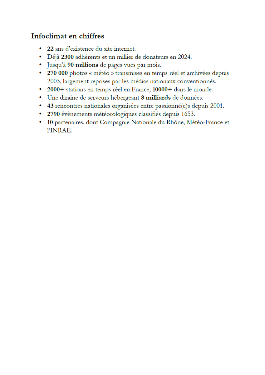 [Communiqué de presse] - Invitation pour fêter les 20 ans d'Infoclimat à l'Aigoual, le 11 mai 2024. Avec les participations de @FGourand @GaetanHeymes Freddy Vinet et @SergeZaka, le programme est alléchant, et on vous y attend nombreux!