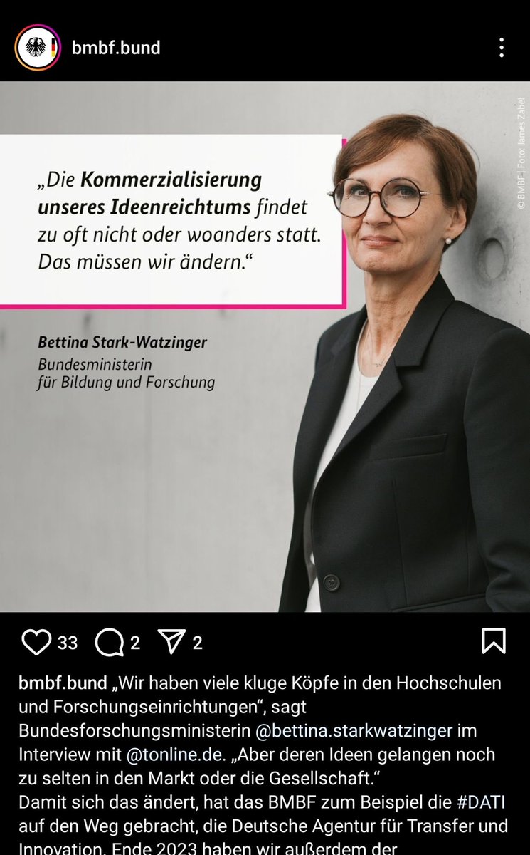 Ich habe für diese Art von Politik wirklich nur noch Verachtung übrig! 

Wie wäre es mal anstatt von Kommerzialisierung zu träumen für lebensdienliche Arbeitsbedingungen in der Wissenschaft zu sorgen? Nur so als Idee! 

#IchBinHanna #WissZeitVG