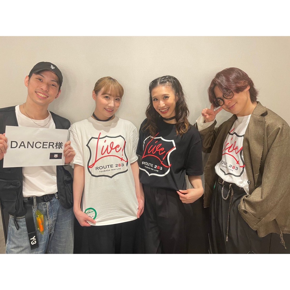 a__ra4's tweet photo. 「ROUTE 283」

今井翼さんのLIVEにダンサーチームのアシスタントとして携わらせて頂きました！

何から何までカッコよすぎて漢として勉強になりました！！

とても貴重な経験をありがとうございました！

#route283 #今井翼 #dance https://t.co/0Yz0ITKjF7