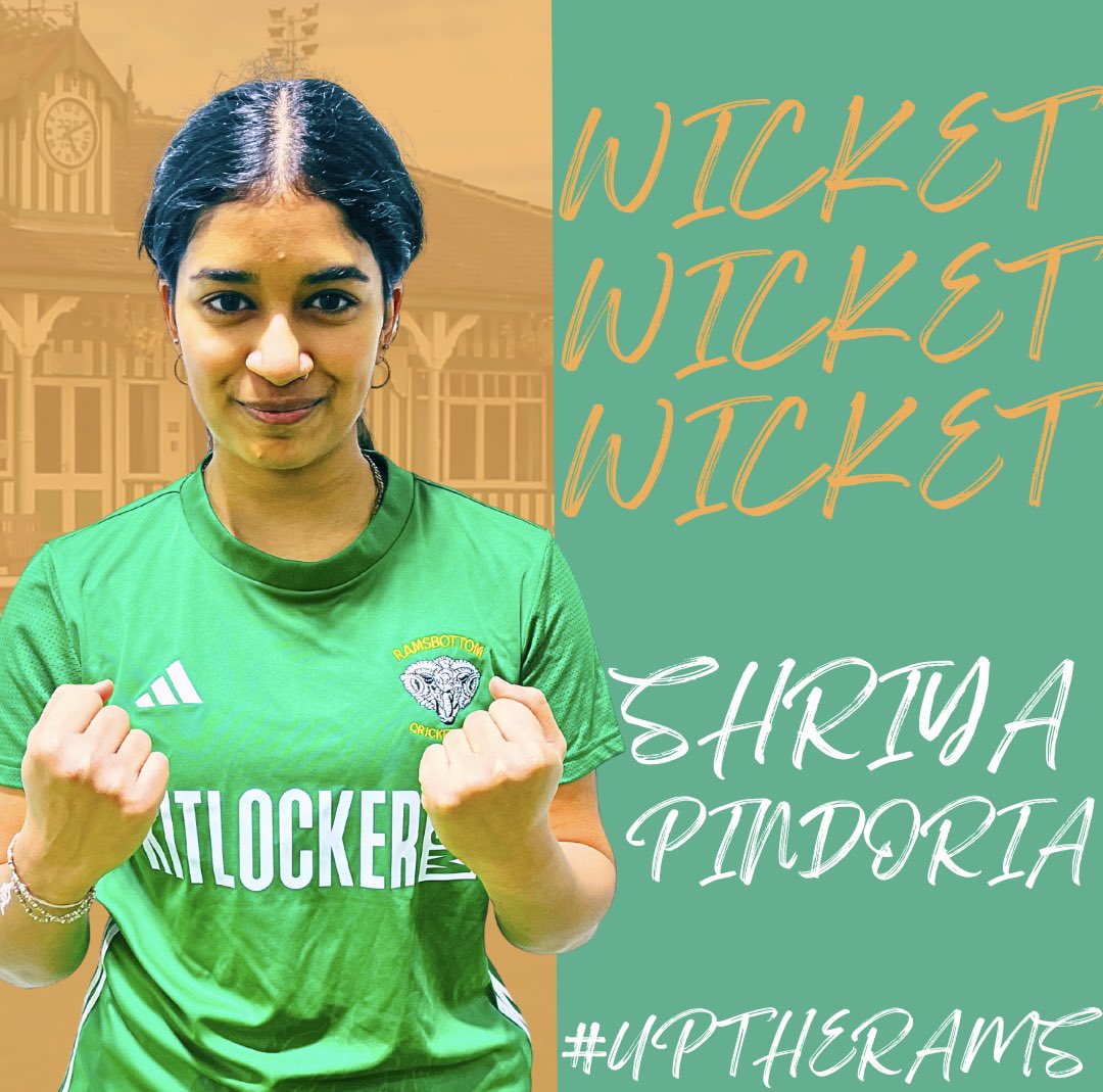 RamsbottomCC's tweet photo. And she’s got a 5fer! 

A fantastic ball and a fantastic stumping from Imogen Young. 

@AccringtonCC are 1️⃣2️⃣8️⃣ - 6️⃣

8 overs left. https://t.co/lWINJBrSo4