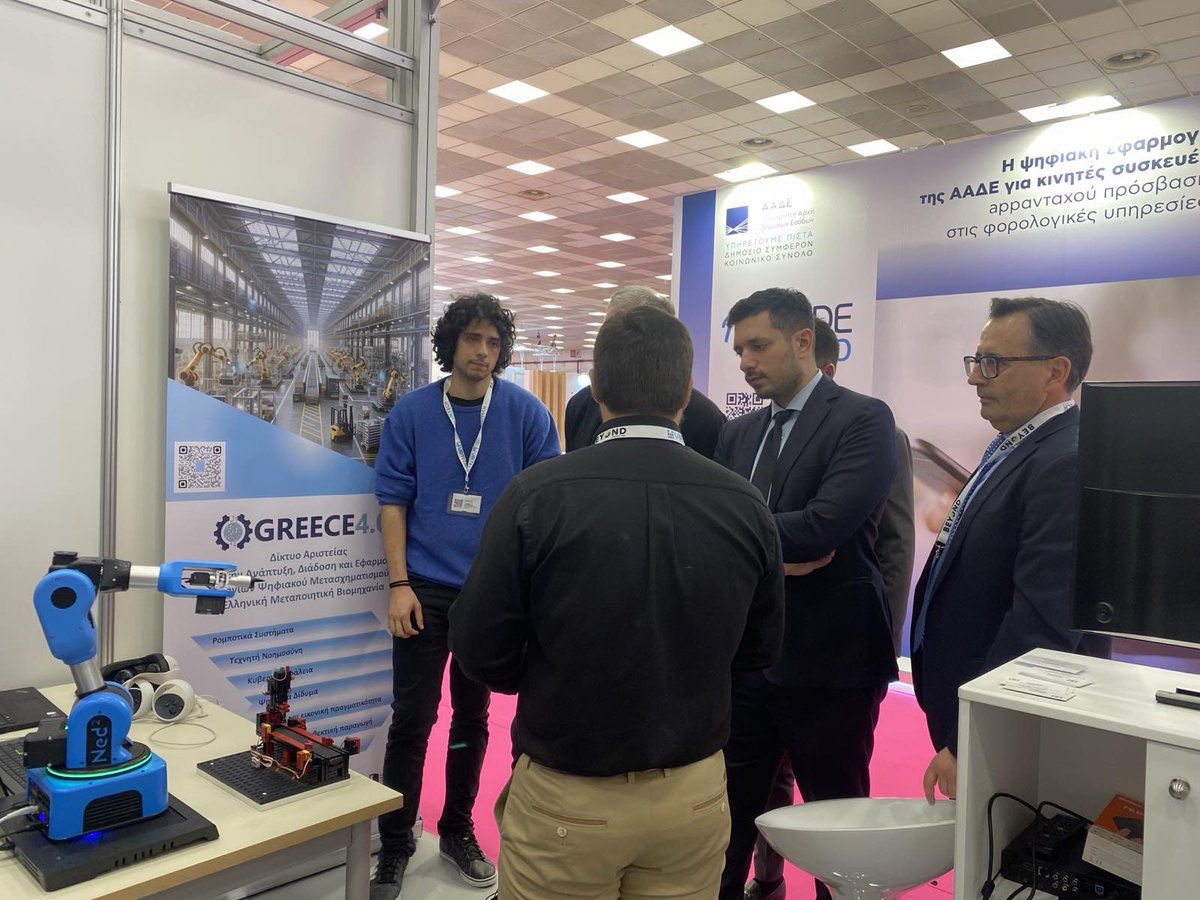 Ο <a href="/kyranakis/">kyranakis</a>, Υφυπουργός Ψηφιακής Διακυβέρνησης, επισκέφθηκε το περίπτερο του <a href="/IsiAthena/">ISI/ Athena RC</a> στην @BeyondExpo2024 και ενημερώθηκε για τις δραστηριότητες του ΙΝ.ΒΙ.Σ, δείχνοντας ιδιαίτερο ενδιαφέρον για τα επιτεύγματα του Ινστιτούτου σε θέματα #κυβερνοασφάλειας, #AI και #6G.