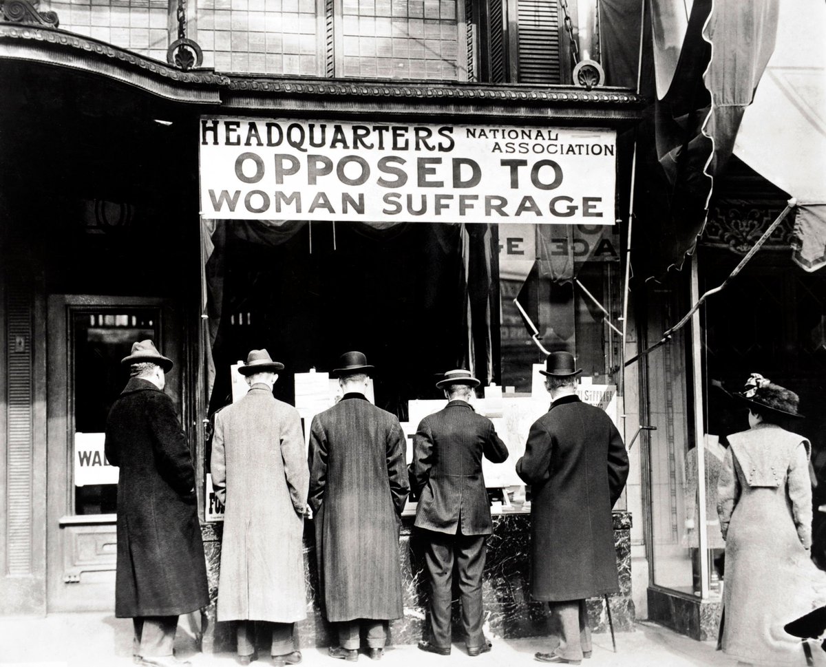 Ah yes. The first sign that suffrage has consequences.