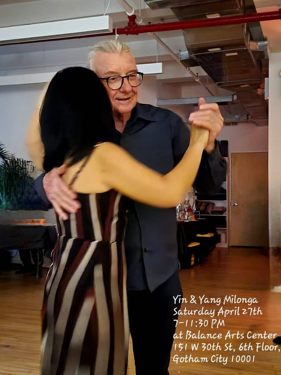 bearsr123's tweet photo. Yin &amp; Yang a traditional milonga 
Saturday April 27th  7-11:30 PM
We will have booze &amp; light snacks + BYOB 
Diversity and inclusion, everyone
is welcome in our house
LGBTQIA+ friendly.  
Balance Arts Center
151 W 30th St, 6th Floor,
New York, NY 10001 https://t.co/dUJYcrrsdx