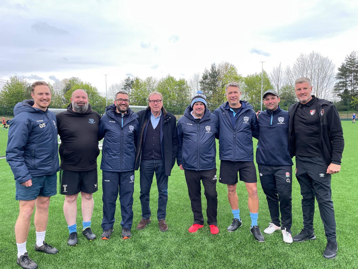 Snap from my brother yesterday. Fabulous of Harry and Fletch to make the time to come to Fordingbridge to open the team’s all weather pitch 👍🍒 #afcb