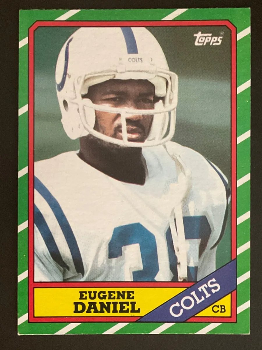 Eugene Daniel was drafted in the 8th Rd, #205 overall by the Colts in 1984. Daniel had 6 career INTs at LSU from 1980-83.