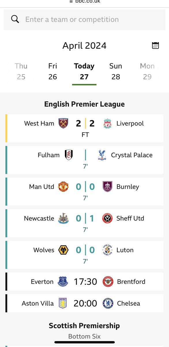 Villanous_'s tweet image. So, @BBCSport just can&apos;t stop pissing about with their website, can they…

Where has the &apos;Show scorers&apos; option gone?

Will your Site ever be ready?

Way it&apos;s going, it&apos;ll definitely be finished.

#BBCFootball #BBCFinalScore