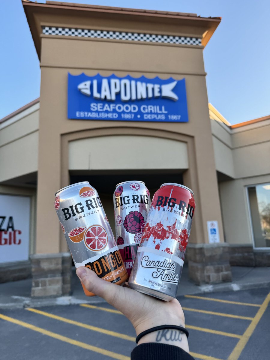 BIG RIG BREWERY (@bigrigbrewery) on Twitter photo 🍻 Get ready, Bells Corners! Big Rig beer is making its debut at Lapointe Seafood very soon! Welcome to the family! 🎉@lapointesseafood
For licensee sales across Ontario, hit us up at orders@bigrigbrewery.com.
#ForTheLoveOfBeer 🍻 Get ready, Bells Corners! Big Rig beer is making its debut at Lapointe Seafood very soon! Welcome to the family! 🎉@lapointesseafood
For licensee sales across Ontario, hit us up at orders@bigrigbrewery.com.
#ForTheLoveOfBeer