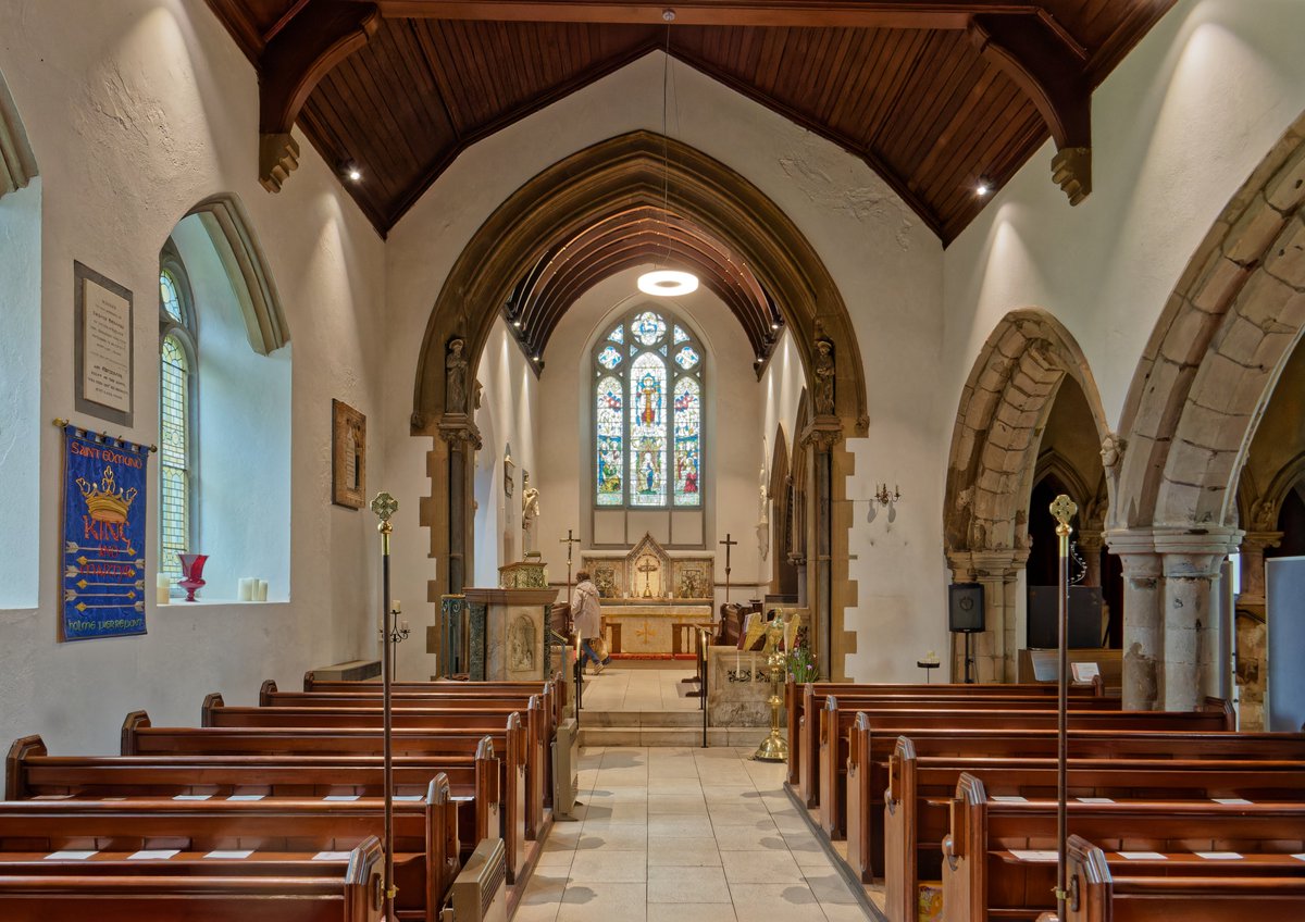 NHCTrust's tweet photo. Continuing with our look at St Edmunds at Holme Pierrepont, here are some pics of the interior https://t.co/7zZYpvn7YP
