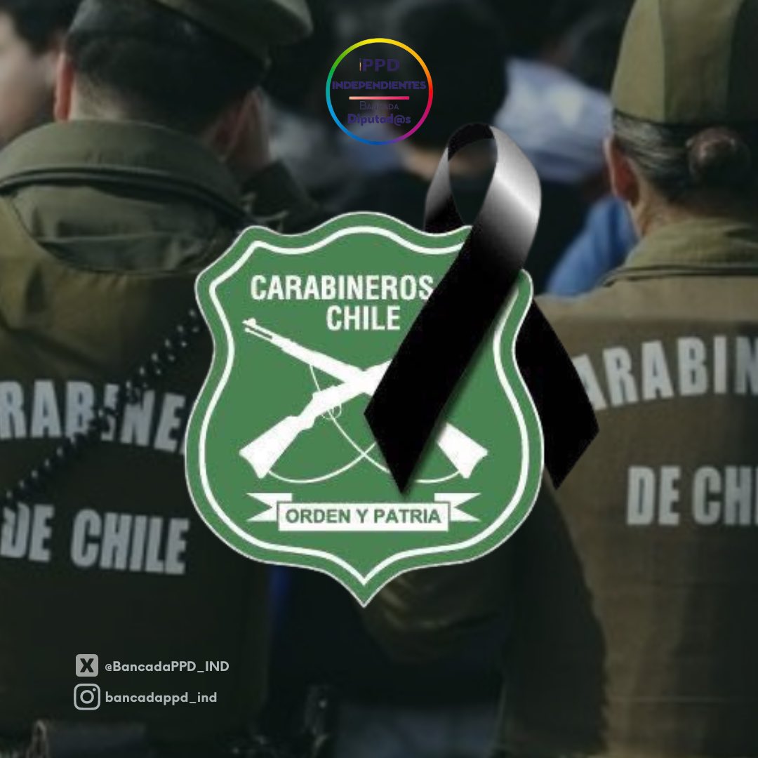 En el aniversario 97 de @Carabdechile, condenamos el cobarde y horrible asesinato de tres Carabineros, en la comuna de Cañete. Nuestras más sinceras y profundas condolencias a la familia e institución. Debemos trabajar juntos para combatir estos hechos.