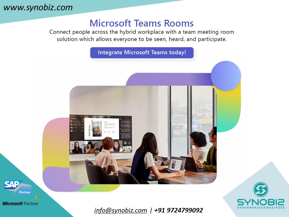 #microsoftteams #teamwork #remotework #productivity #digitalworkplace #microsoft365 #msteams #teamcollaboration #videoconferencing #msteamspartner #Microsoft
#Synobiz #Techbiz #SAPBusinessOne #D365BusinessCentral

E: info@synobiz.com| synobiz.com
Message @ 09724799092