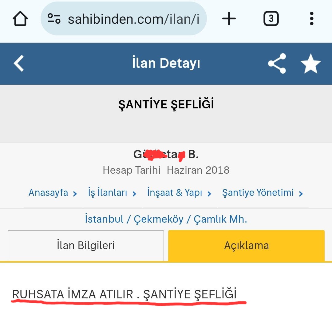 ŞU İLANA BAKIN! RUHSATA İMZA ATILIR🫣 Bu tip ilanları yayınlayanlar için @MimarlarOdasi_T ve @csbgovtr nın gereğini yapmasını bekliyoruz.