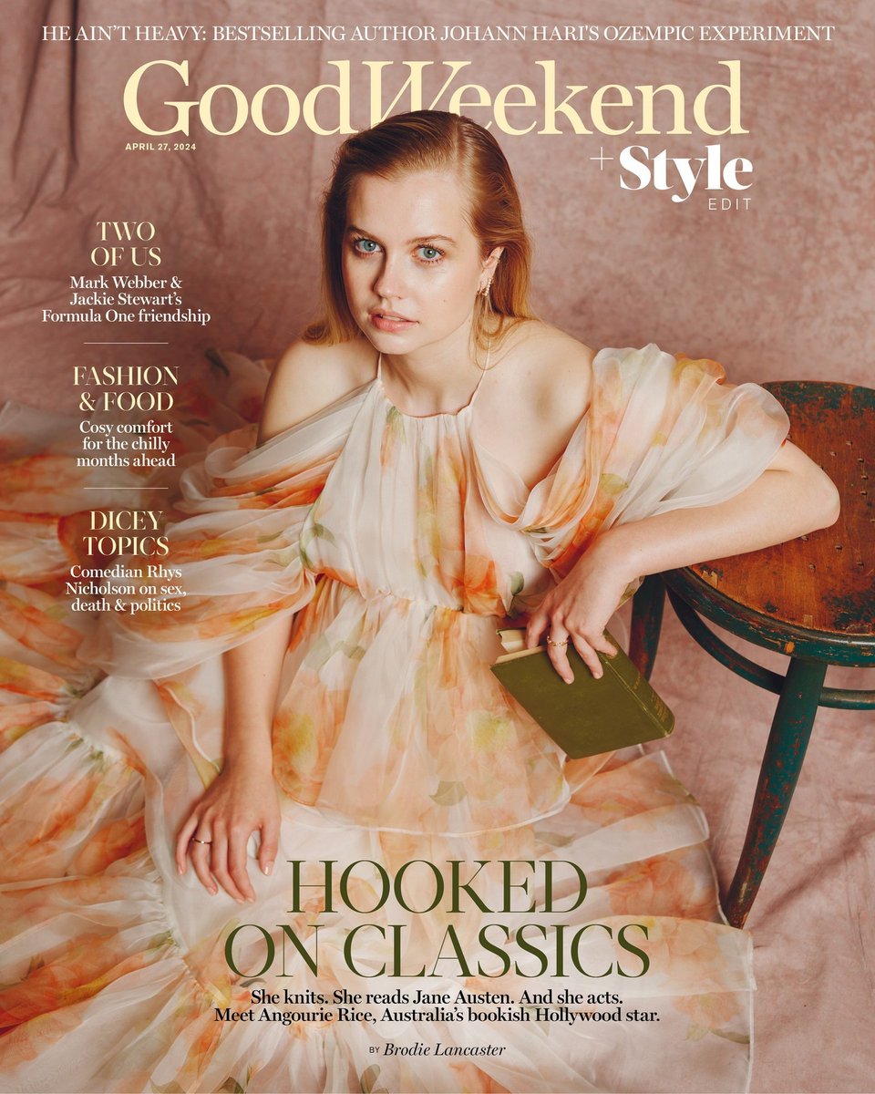 AngourieRBrasil's tweet photo. Angourie Rice estampa a capa da edição de april da Good Weekend Magazine. 🤍 https://t.co/WqvqkwA6Oc