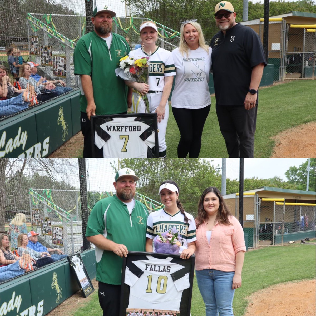 Congratulations to our softball seniors! @NHSChargers #AllN