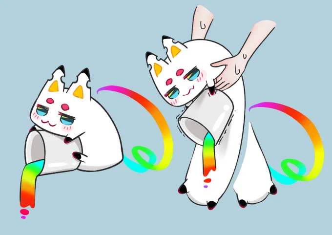 Pastelacatかわいいです! #絵フブキ