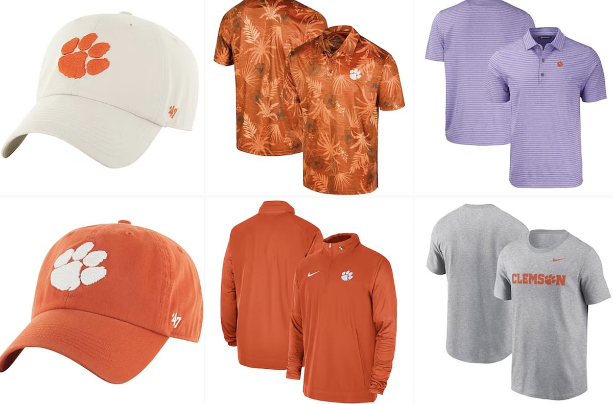 🐅 FREE Shipping on all #Clemson apparel/gear over $24 at The Tiger Fan Shop! #Nfldraft ➡️ fanatics.93n6tx.net/152v99