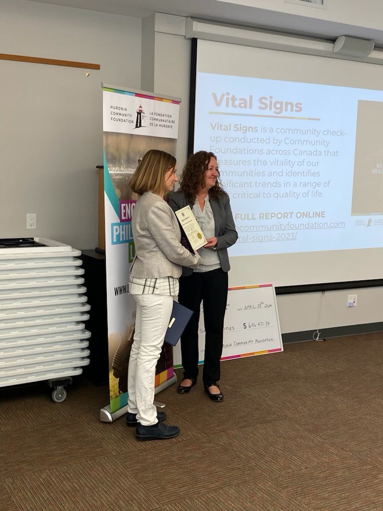 I would like to recognize & congratulate the @HuroniaCF for their record breaking year, granting over $600,000 to charitable organizations. From supporting essential services to investing in educational initiatives & cultural programs, these grants have left a lasting legacy.