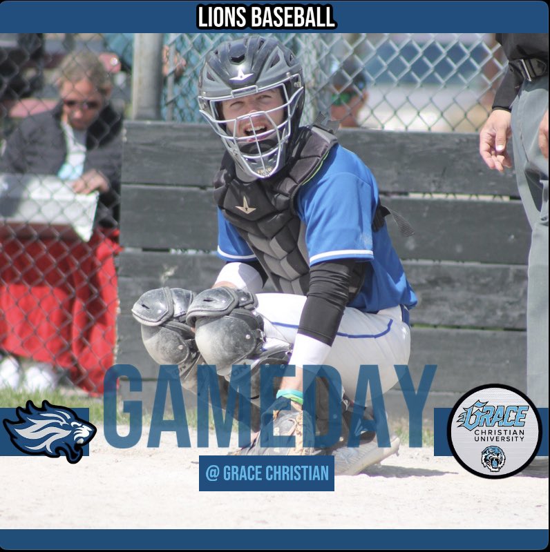 ITS GAMEDAY

The Lions travel to Grand Rapids to take on Grace Christian as they wrap up a 4 game series.

🆚 Grace Christian 
📍 Kentwood, Mi