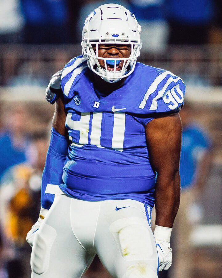 Congrats to our three time captain Dewayne Carter (@Dewaynecarter0) on being the 95th pick in the NFL draft and being picked by the Buffalo Bills! All of Duke nation are fans for life!