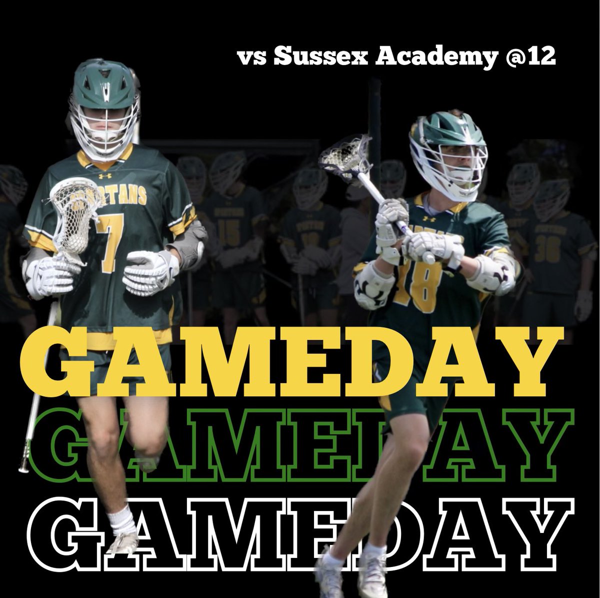 Good luck to the @saintmarkshs Boys Lacrosse team as they take on Sussex Academy away today at noon! 🥍 #saintmarkshs #spartanstrong #saintmarkslacrosse