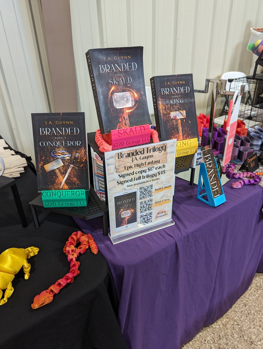 Book display this weekend. Come see us at the cat show in the Blackwell Event Center in Blackwell, OK.
#catshow
#selfpublished
#bookmarketing