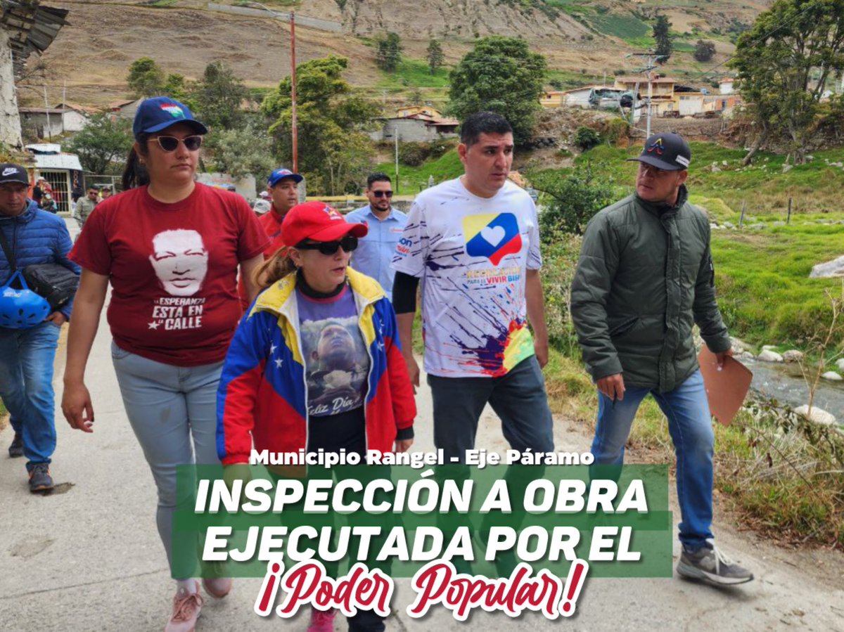 JEHYSONGUZMAN's tweet photo. Fíjense lo importante del poder popular organizado; en mi visita al municipio Rangel inspeccione el muro ciclópeo, esta es una obra ejecutada por el consejo comunal Mixteque de la comunidad homónima.

Ya la primera etapa fue culminada y gracias a los recursos que ha dado el presidente @NicolasMaduro a través del Consejo Federal de Gobierno.

Este proyecto fue creado por el poder popular, aprobado y financiado por el Sistema de Integración Comunal, con el objetivo de prevenir posibles emergencias que genere la crecida súbita del afluente hídrico Quebrada La Pica, el cual tiempo atrás afectó varias viviendas de la comunidad.