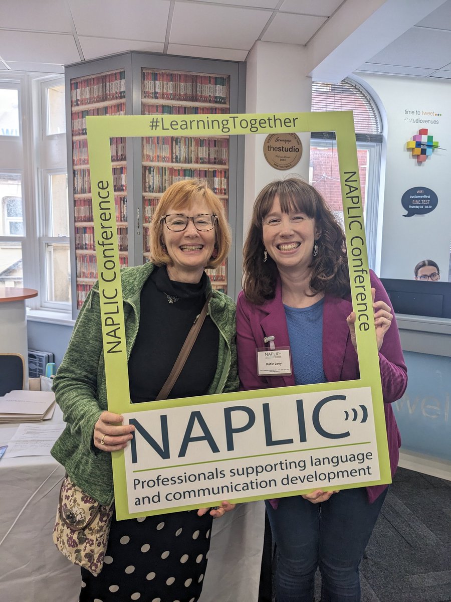 AND got to catch up with my <a href="/UK_ESLA/">RCSLT ESLA Action Group</a> pal <a href="/L_Cherriman_IOM/">Lesley Cherriman 🇺🇦</a> which was a lovely surprise! ☺️ #naplic24 <a href="/NAPLIC/">NAPLIC</a>