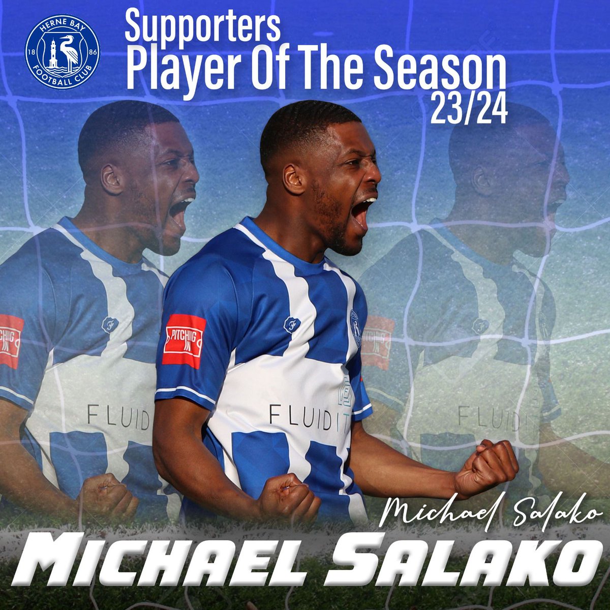 Season's awards were handed out before the game Congratulations to our top scorer Mike Salako