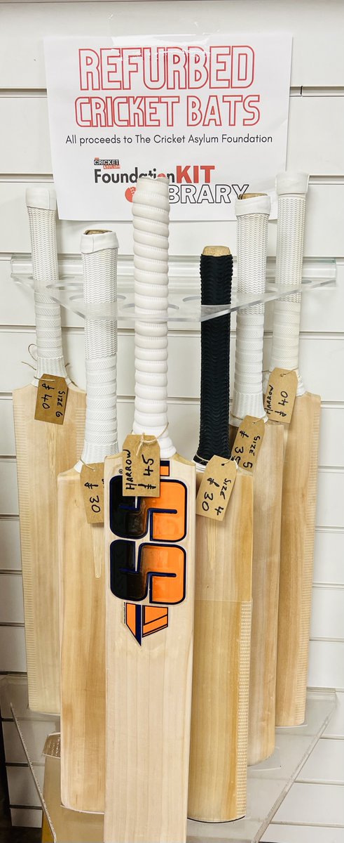 A new batch of refurbed bats have landed, they are selling like hotcakes! 
Please call 01422 836554 to book a time to come and look at them!