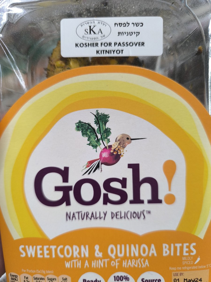 In all my years living down here this is the first actual certified kosher food ive seen in my local tesco