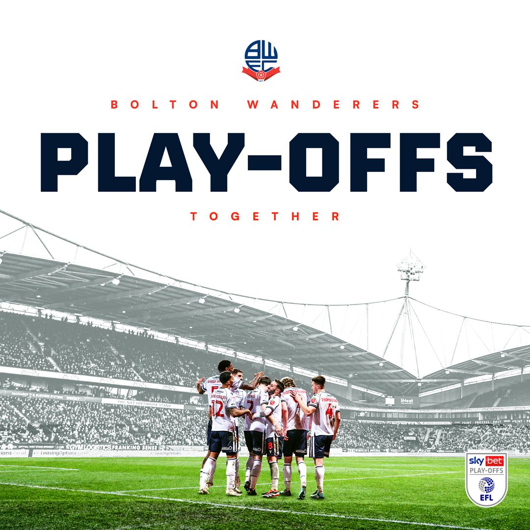 🤍 To the Play-Offs. Together. #bwfc