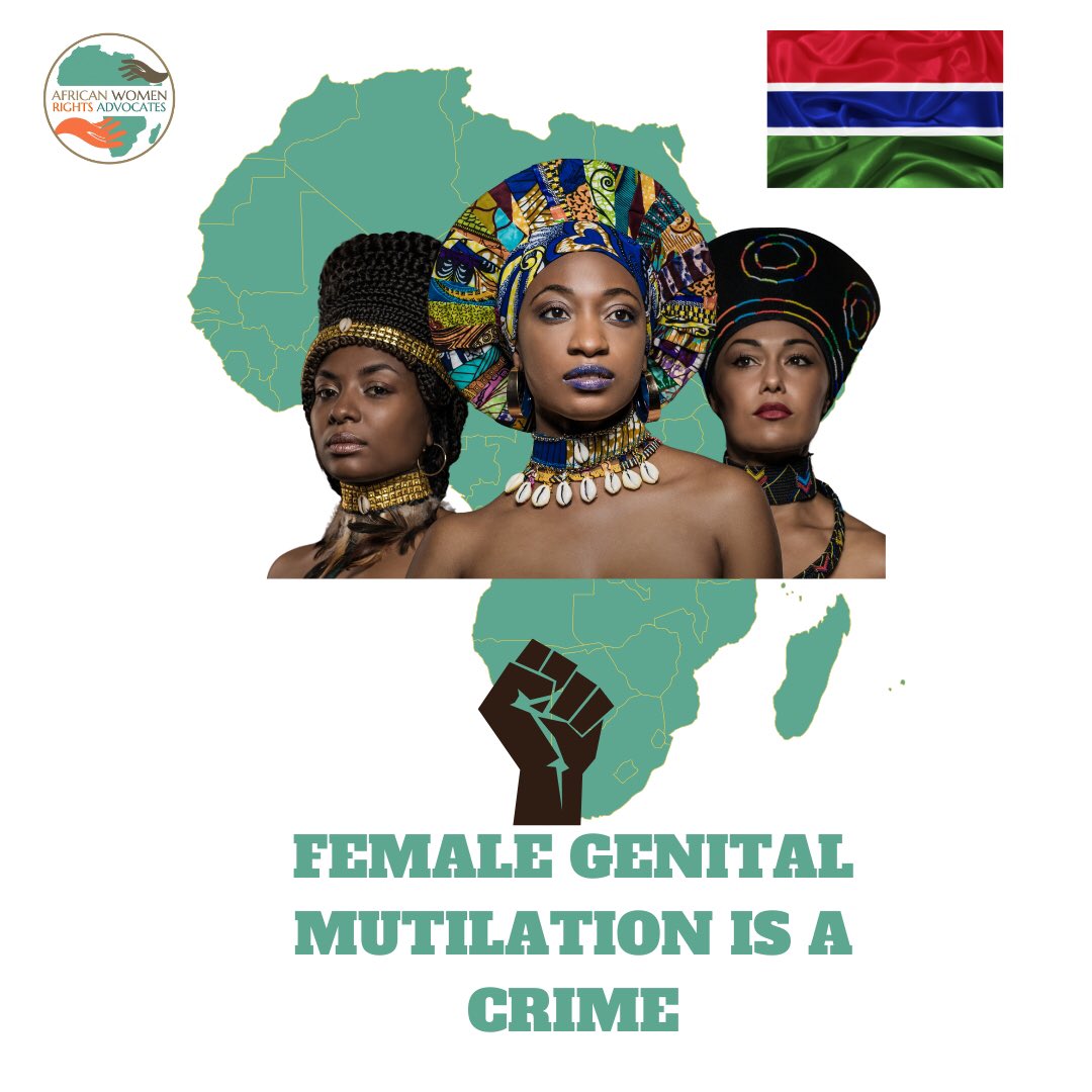 Repealing the ban on Female Genital Mutilation in #TheGambia undermines progress in protecting women’s rights. As advocates for The Right of girls and women, we urge upholding international obligations to #EndFGM and safeguard health and equality. #StopFGMRepealGambia #AWRA
